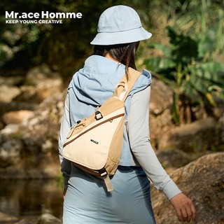  Túi đeo chéo ngoài trời Mr.ace Homme Gói ngực chống nước để đi xe đạp Túi đeo vai du lịch Unisex 3331 