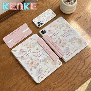 Vỏ iPad KENKE - K-fold | Dễ thương: Hoạt hình, Anime, Loài động vật, Cô gái & Chàng trai | for iPad Air Pro 11 inch Pro 13 pro 12.9 M2/M3/M4 Mini 6/7 (A17 pro) iPad 10th gen ốp lưng ipad gen 11 A16, Air 4th gen, Air 5/6/7 | ốp lưng máy tính bảng case ipad