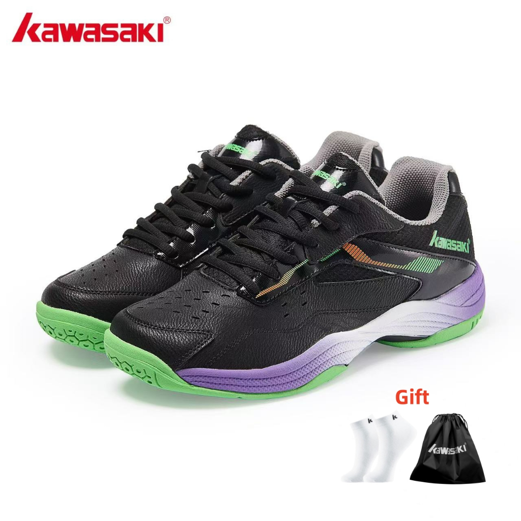 Giày Sneaker Kawasaki K-086 & B3324 & C32011 Giày Cầu Lông Thoáng Khí Chống Trơn Trượt Giày Tennis T