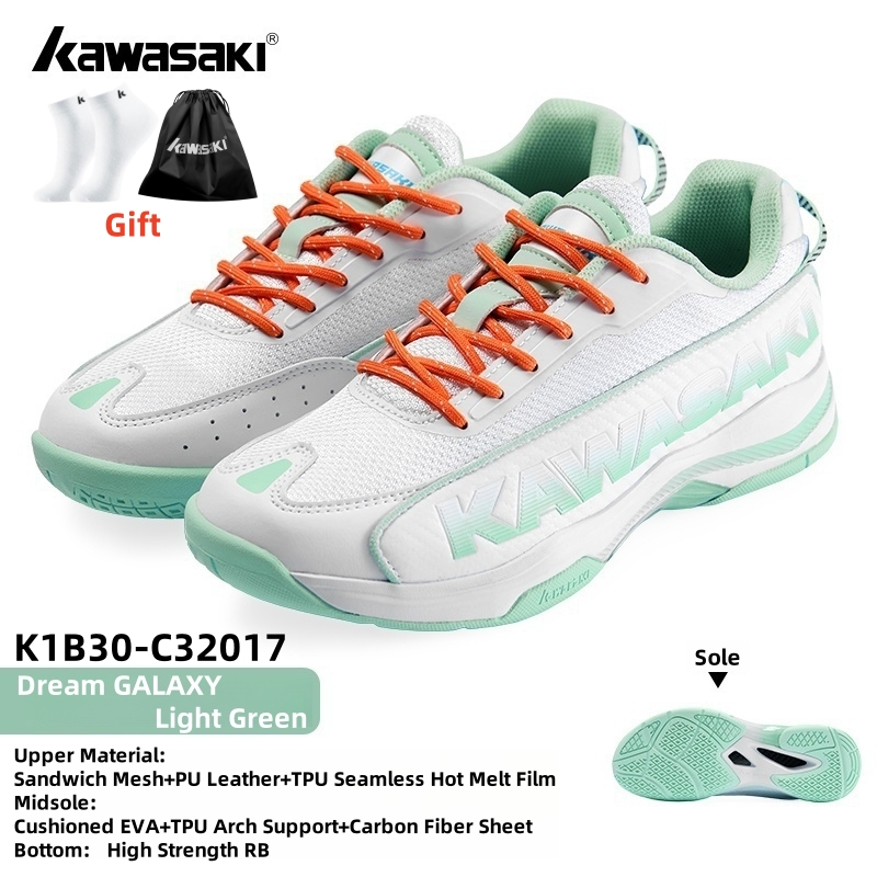Kawasaki 2025 Mới Pickleball GiàyBadminton K1B30-C32017 Dream GALAXY Huấn Luyện Chuyên Nghiệp Nữ Và 
