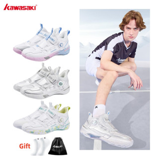 Giày Cầu Lông Kawasaki A3311 & B3412 & C32019 Nâng Cấp Giày Thể Thao Chuyên Nghiệp Thông Thường Hệ Thống Ren Nhanh Bảo Vệ Toàn Diện Thông Qua Thoáng Khí Giảm Sốc Hơi Quá Khổ