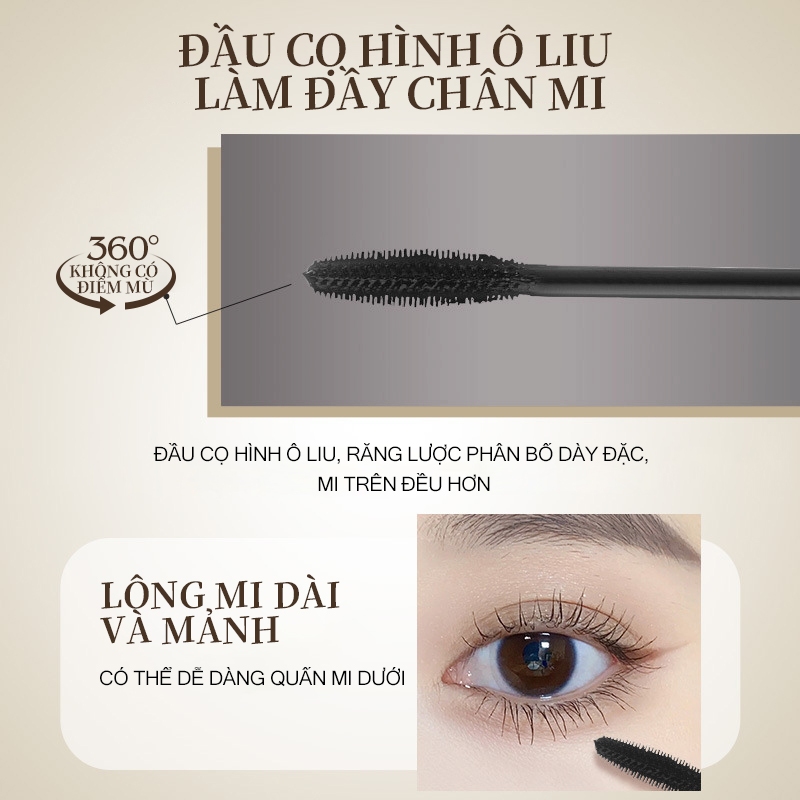 Imagic 2 Chiếc Mascara Trang Điểm Mắt + Dụng Cụ Uốn Mi Lâu Dài Mascara Curl Dụng Cụ Trang Điểm | BigBuy360 - bigbuy360.vn