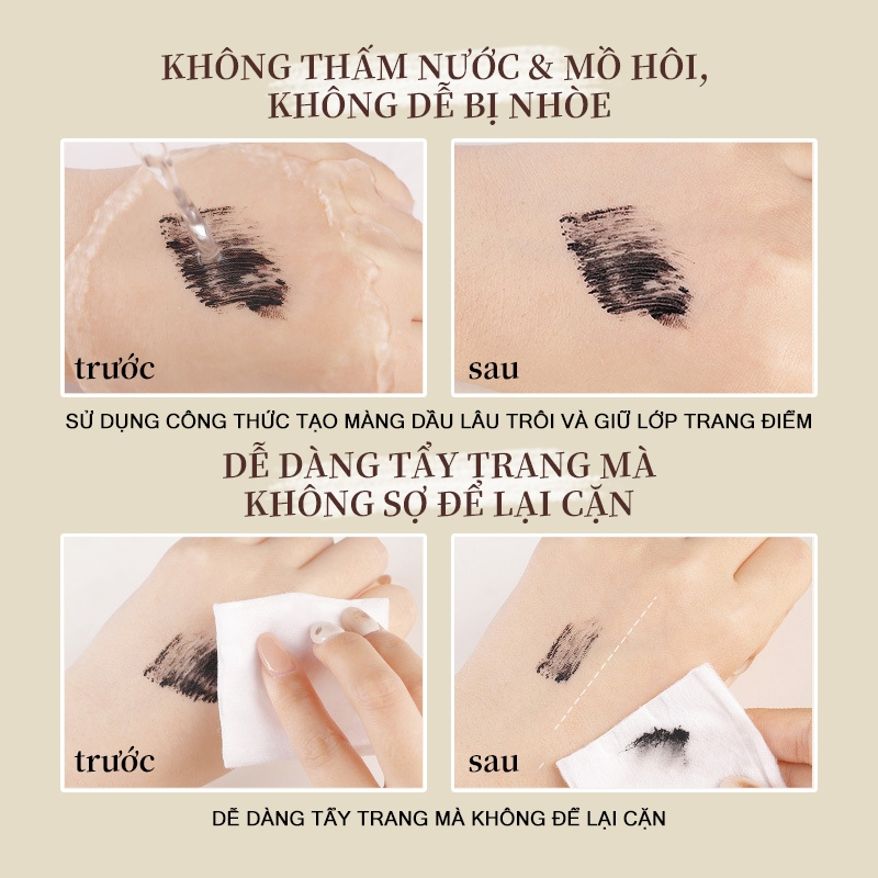 Imagic 2 Chiếc Mascara Trang Điểm Mắt + Dụng Cụ Uốn Mi Lâu Dài Mascara Curl Dụng Cụ Trang Điểm | BigBuy360 - bigbuy360.vn