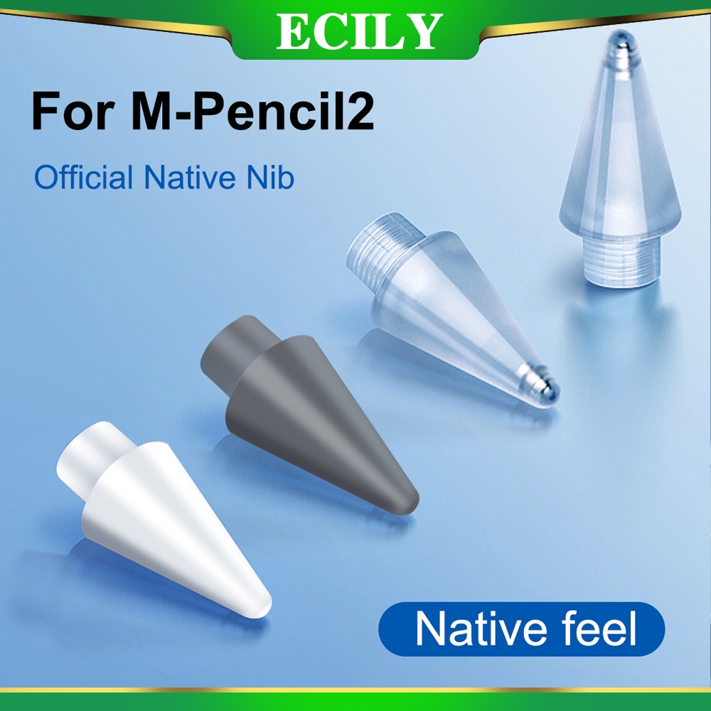 ECILY Thay Thế Nib Cho Huawei M-Pencil 2 Thế Hệ Màn Hình Cảm Ứng Bút Dự Phòng Nibs Độ Nhạy Cao Đầu C