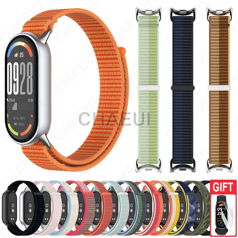 Dây đeo Nylon Phụ kiện vòng tay mềm cho Xiaomi Smart Band 10 9 8 / Band 10 Ceramic Edition
