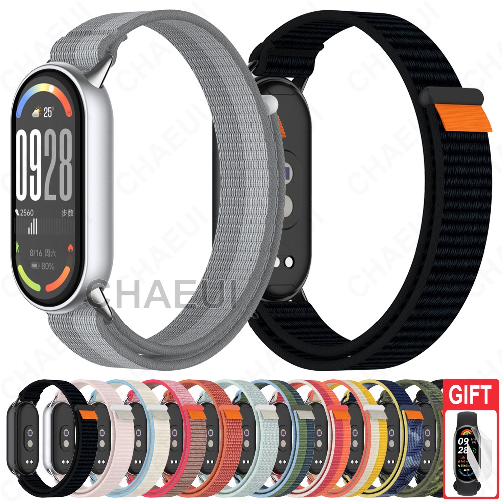 Phụ kiện dây đeo vòng tay Nylon cho Xiaomi Smart Band 10 9 8 / Band 10 Ceramic Edition