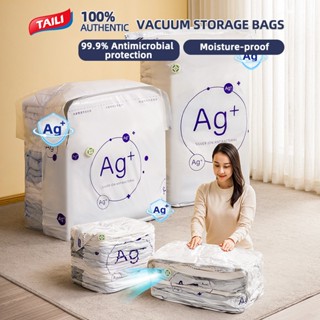 Taili Túi hút chân không kháng khuẩn Không bơm Túi nén dung lượng lớn Quần áo Quilt Túi lưu trữ chuyên dụng Tiết kiệm không gian
