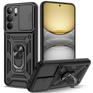 Chống sốc nặng trường hợp điện thoại cứng với khung kim loại Realme C85 Pro C75 C71 C67 C65 C63 C61 C55 C53 C51