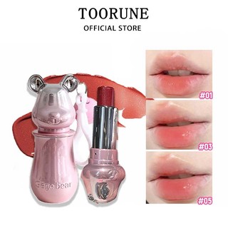 Gegebear Son bóng mới, Son môi dưỡng ẩm môi, Son môi nhiều màu sắc Trang điểm Hàn Quốc 6 colors