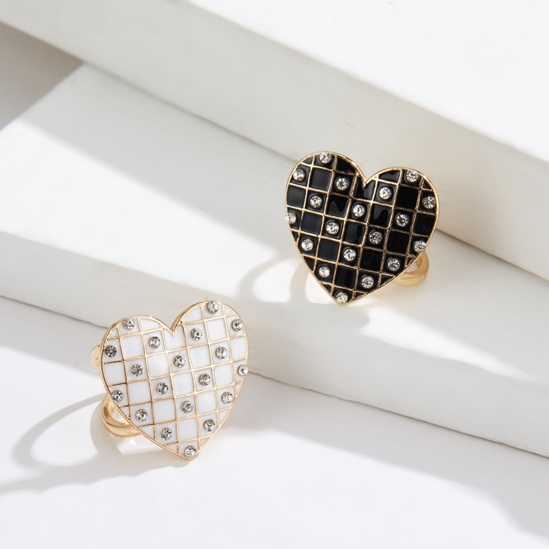 Kẹp Hijab Hình Trái Tim Kim Cương - Cố Định Hijab/Tudung Chuẩn Phong Cách