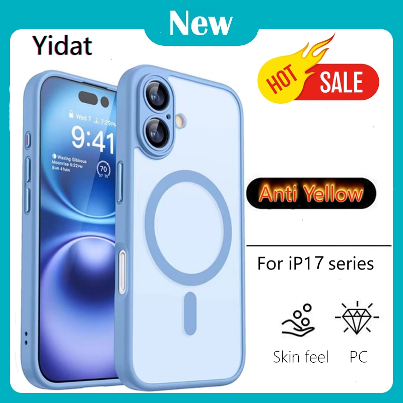 Ốp Lưng Cứng Trong Suốt Mờ Cho iPhone 17 16 15 14 13 12 Promax 17Ari 16 15 14 Plus Vỏ Chống Sốc