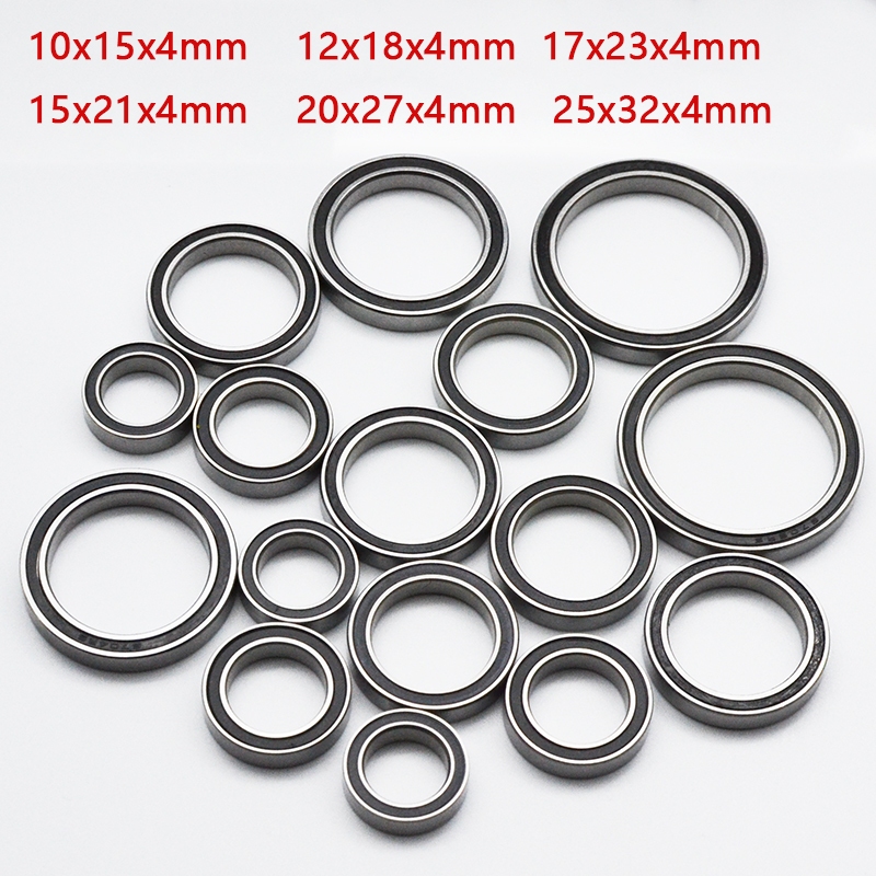 10 / CÁI 6700-2RS 6701 6702 6703 6703 6704 6705RS vòng bi chất lượng cao 10x15X4 mm 10MM Con dấu thu