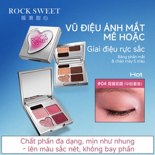  Rock Sweet RS Bảng phấn mắt 5g Bảng Highlight Và Tạo Khối bảng mắt makeupmat 