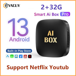 Android 13 CarPlay Smart Ai Box Android Wireless CarPlay Android Auto Adapter Cho Netflix Cho Xe YouTube Hệ Thống Thông Minh 