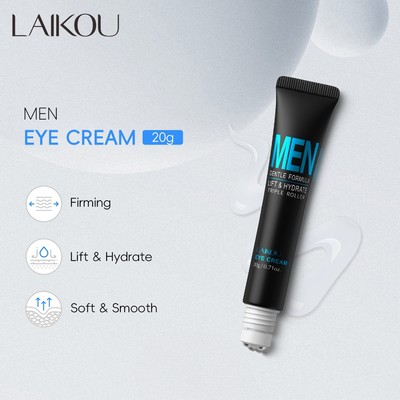 Kem dưỡng mắt ba cuộn nam LAIKOU – Nâng, Làm săn chắc & Hydrate với Caffeine & Peptide 20g