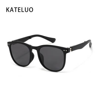 KATLUO Kính râm chống tia cực tím có thể gập lại mới Kính râm gấp Unisex sành điệu CD023