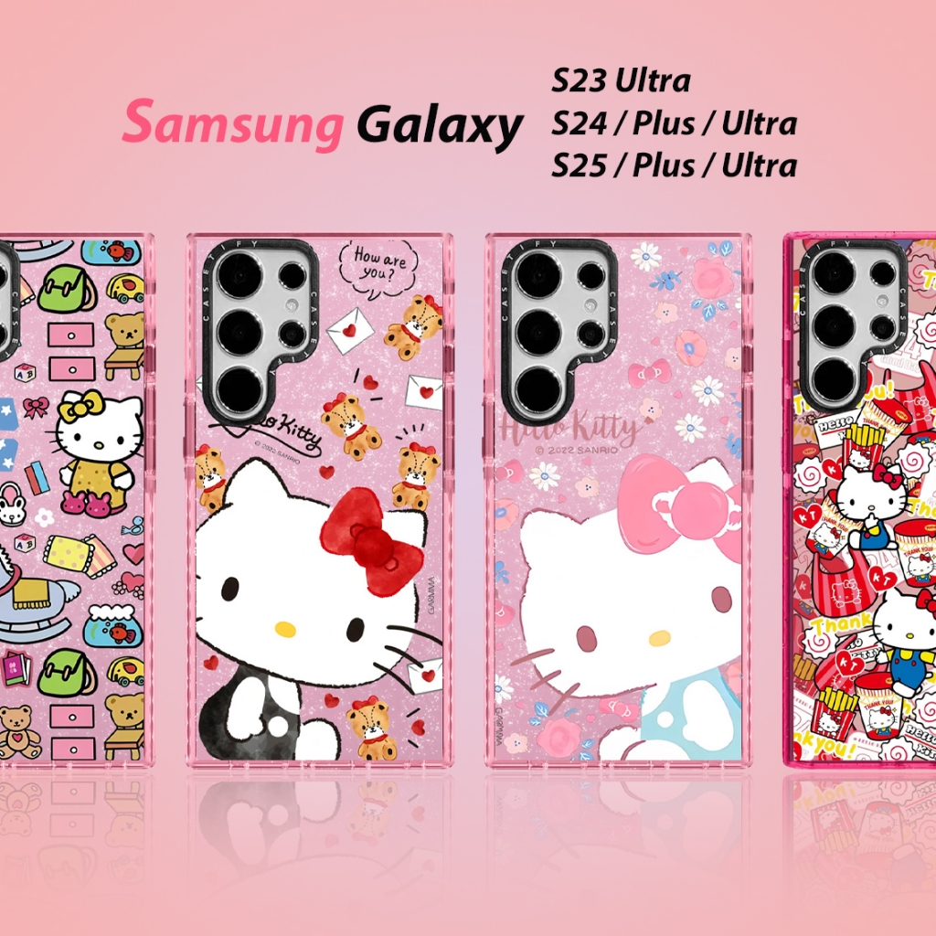 Ốp lưng HelloKitty casetify samsung Vỏ điện thoại cho Samsung Galaxy S26Ultra S25Ultra S24Ultra S23U