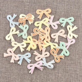 20 Chiếc Nơ Hoa Miếng Dán 36x26mm Nhiều Màu, Dễ Thương, Phù Hợp Cho Quần Áo Thêu và Phụ Kiên Trang Trí