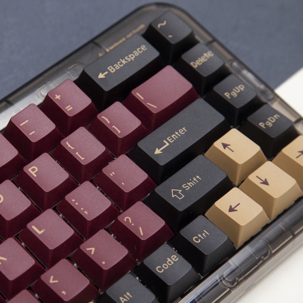 Blue Samurai Cherry Profile PBT Doubleshot Keycap Bộ 64% / 68% / 75% / 78% / 84% / 87% / 980 MX Swit