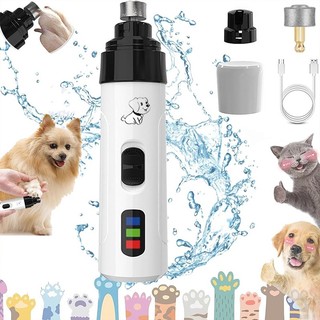 Máy mài móng tay, Máy cắt móng tay cho chó im lặng, Máy mài móng tay cho thú cưng có thể sạc lại Usb, Máy mài móng tay cho chó mèo, Dụng cụ làm mịn lông cho thú cưng