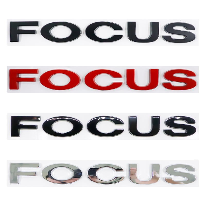 3D Kim Loại Ford Focus 05-14 mẫu cốp xe logo FOCUS Ford biểu tượng nhãn dán logo trang trí
