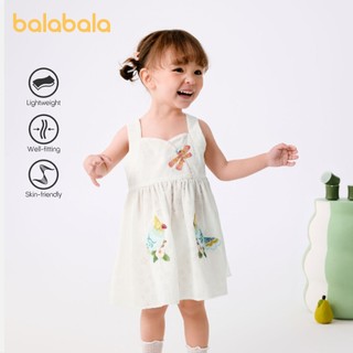  Balabala Trẻ Sơ Sinh Váy bé gái Tập Đi Đầm Công Chúa Cho Bé 2025 Mùa Hè Mới Truyền Thống Tinh Tế Hợp Thời Trang 