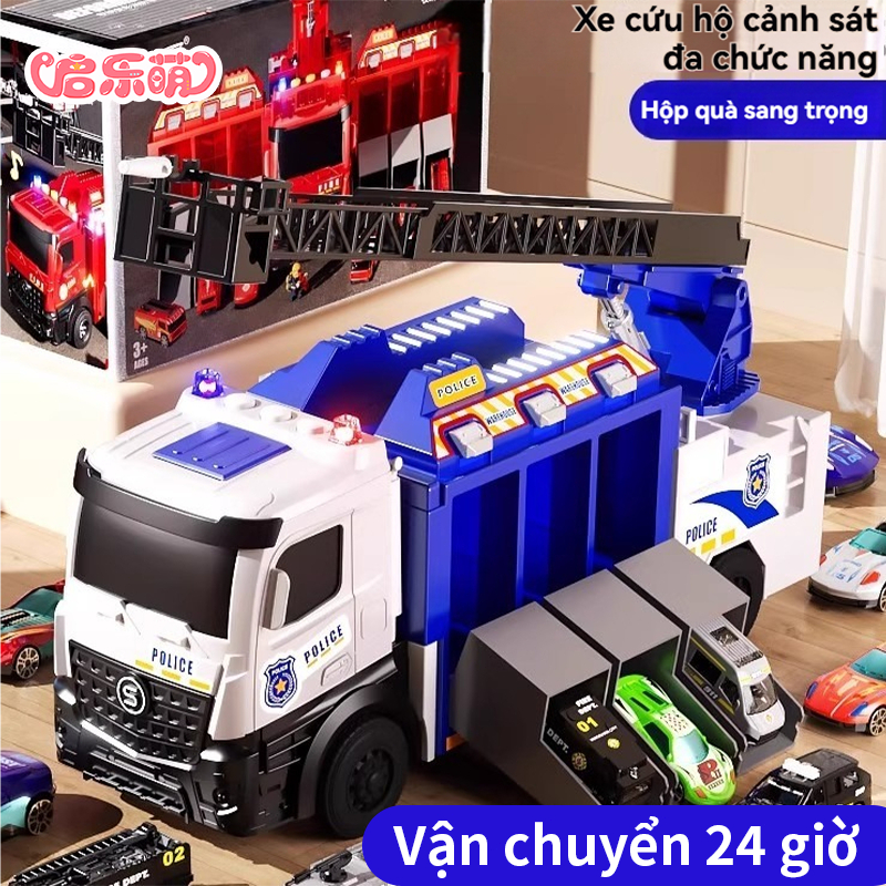 [Qilemeng] Xe cứu hỏa Đồ chơi xe cứu hỏa