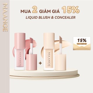 Phấn má hồng và kem nền dạng lỏng MAANGE Tạo lớp tự nhiên Không gây bít tắc da Thích hợp cho da khô và da thường