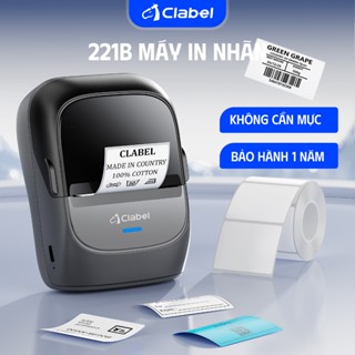  CLABEL 221B Máy in nhãn Nhiệt Hỗ trợ Bluetooth tương thích với hệ thống Android   iOS   Windows 