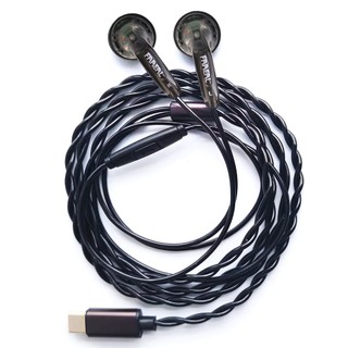  FAAEAL Iris Type C Tai nghe 32ohm Tai nghe nhét tai đầu phẳng Âm nhạc HiFi Bass Âm thanh trong tai Tai nghe có Mic 