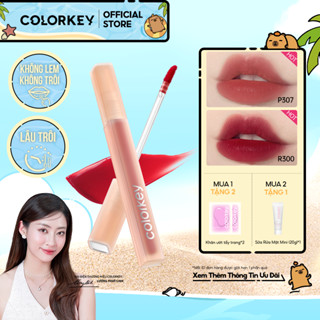 Son COLORKEY Watery Tint, Lì Mịn Nhẹ Môi, Không Dính, Lâu Trôi, Son Môi Lì  1.8g