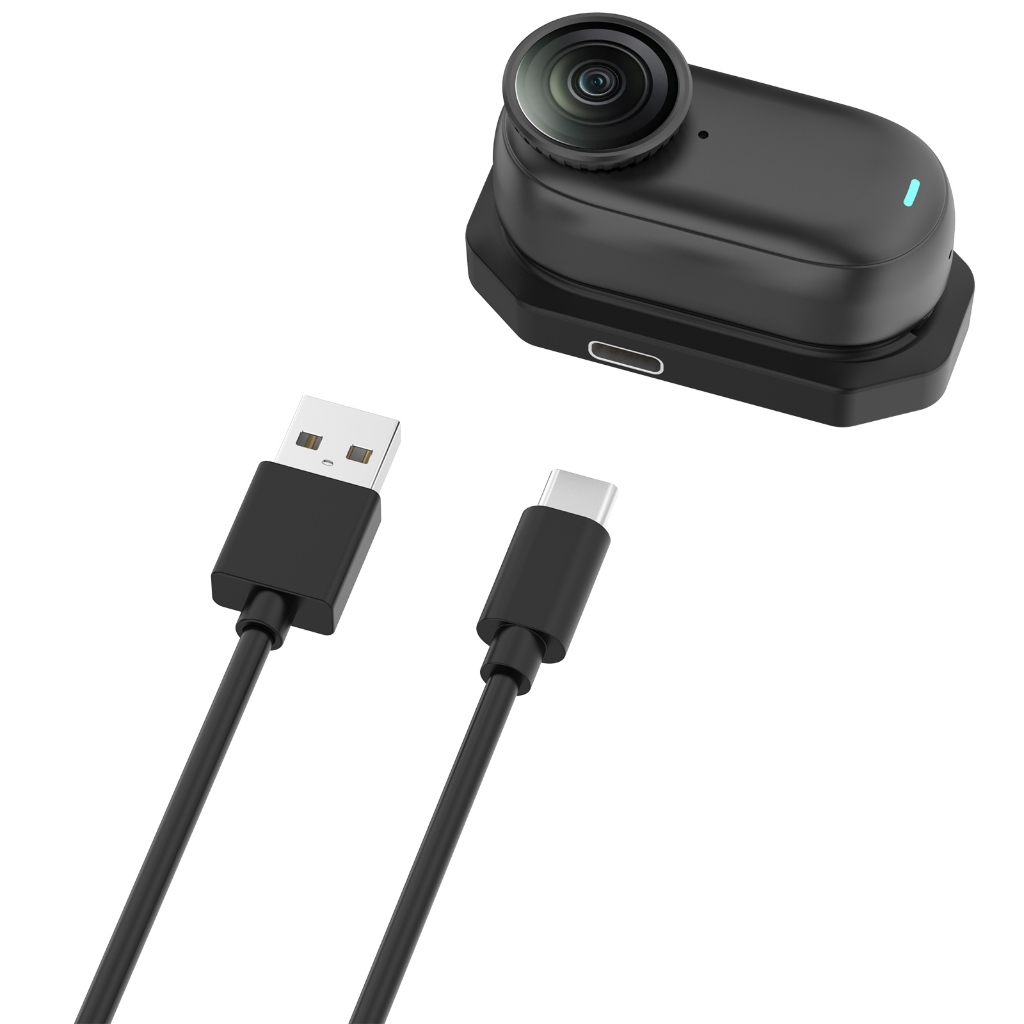 Dành Cho Insta360 GO 3 / 3S Mini Camera Hành Động Trạm Sạc Cho GO 3 Camera Đế Sạc Có Cáp Sạc Phụ Kiệ