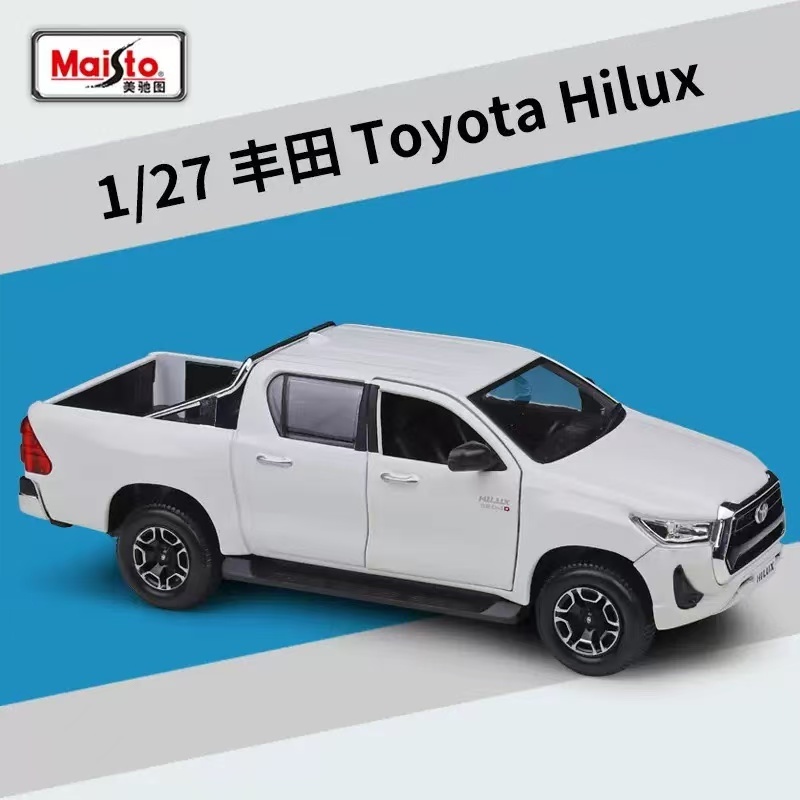 Maisto 1: 27 Toyota Hilux Pickup Mô Hình Xe Ô Tô Đồ Chơi Tĩnh Die Cast Xe Sưu Tập
