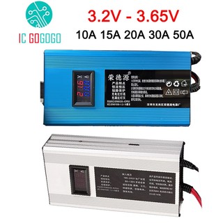 3.2V 3.65V Lifepo4 Sạc Lithium Iron Phosphate Pin 10A 15A 20A 30A 50A Đơn Cell LFP Series Pack CC CV Sạc Nhanh