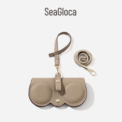 SeaGloca Hangin Cổ Túi Di Động Kính Mát Túi Bảo Vệ Kính Kẹp Dây Đeo Kính Túi Dành Cho Nữ