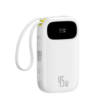 Baseus Màn hình kỹ thuật số Power Bank với 2 cáp USB-C tích hợp