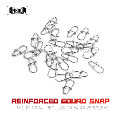 Bộ 25 phụ kiện nối dây câu cá bằng inox KINGDOM