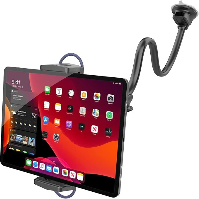 APPS2Car Máy Tính Bảng Ô Tô Gắn Cho iPad Xe Tải Giá Đỡ Tay Dài Nối Dài Hút Mạnh Cốc Kính Chắn Gió Gắ