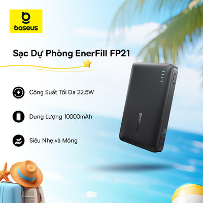 Sạc Dự Phòng Baseus EnerFill FP21 22.5W 10000mAh