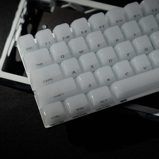  Bộ Keycaps in hình mặt ngọc bích Womier Jelly Milky White 115 phím MDA Profile cho 61   68   84   87   98   100 Cherry Gateron MX Bàn phím cơ 