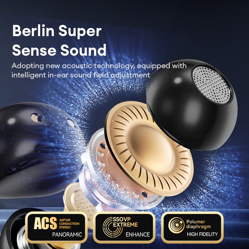 Tai nghe Bluetooth tai mở AOC-ACD3521 Giảm tiếng ồn HIFI Cảm ứng thông minh Chế độ kép Giảm tiếng ồn Bluetooth 5.4 | BigBuy360 - bigbuy360.vn