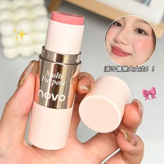  Son Kem Má Hồng 2 Đầu NOVO - Da mặt sắc tố cao lâu trôi Độ che phủ toàn diện Làm sáng thanh trang điểm đa năng 9008 