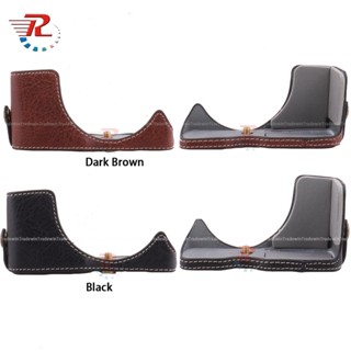 Túi đựng nửa hộp đựng máy ảnh bằng da sang trọng cho máy ảnh Canon M10