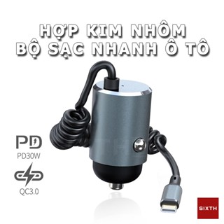  Loại kính thiên văn Tẩu Sạc Ô Tô Tẩu Sạc Xe Hơi Bộ sạc xe hơi Type-C PD30W QC3.0 tẩu sạc nhanh ô tô iPhone Huawei Xiaomi Samsung iPad laptop 