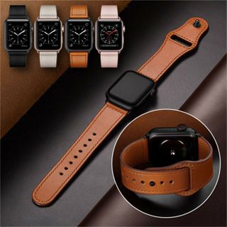 Dây Da Cao Cấp Cho i-Watch Kích Thước 46mm 49mm 45mm 41mm 40mm 44mm 38mm 42mm Cho Apple Watch Series 10 9 8 7 6 Se 5 4 2 1 Ultra / Ultra 2 smart watch Band