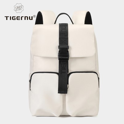 Tigernu 91050 Ba Lô Nữ Thời Trang Nhẹ 14 Inch Túi Laptop Hàn Quốc Hợp Thời Trang Ba Lô Đi Học Thường Ngày Gói Du Lịch