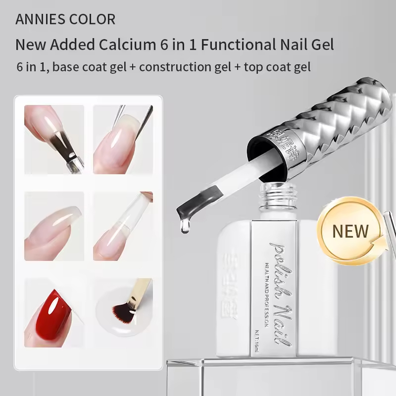 Keo sơn móng tay ANNIES Hoàn thiện 6in1 Đa chức năng