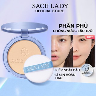Phấn Phủ SACE LADY Kiềm Dầu Dộ Che Phủ Cao Lâu Trôi Kháng Nước  với 3 màu tùy chọn 10g