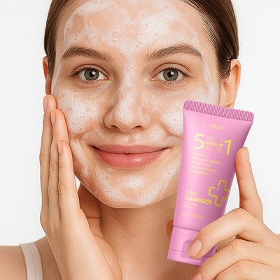 LAIKOU 5 TRONG 1 Glow Up Super Cleanser 50g Làm sạch nhẹ nhàng Dưỡng ẩm sâu Chống oxy hóa mà không quá khô