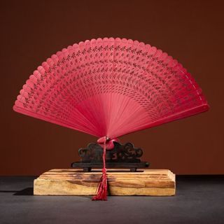 Quạt Cổ Trang Trung Quốc, 18cm Quạt Cầm Tay Cô Dâu Quạt Xếp Kiểu Cổ Điển Thanh Lịch Cho Cô Dâu